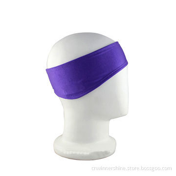 Wired purple audio sport-band with 3.5mm audio cable/high quality sound/cool design/cotton material
